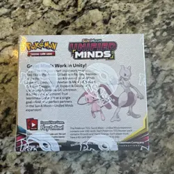 Pokemon Unified Minds Booster Box Factory Sealed & New Acrylic Case Sun And Moon - Image 4