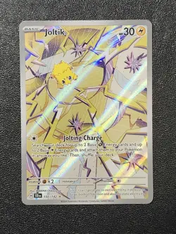 150/142 Joltik : Illustration Rare Holo Card : Stellar Crown : Pokemon TCG NM - Image 1