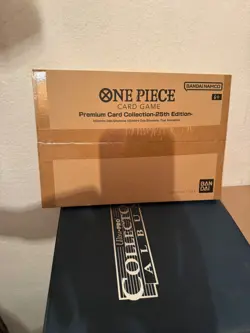 One Piece TCG Premium Card Collection 25th Anniversary ENG BROWN BOX SEALED - Image 1