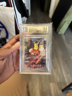BGS 9.5 Pokemon Card Detective Pikachu 098/SV-P Nintendo Switch Promo Japanese - Image 1