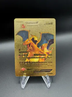 Charizard V Gold Foil Card - Image 1