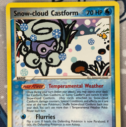 Snow-Cloud Castform 25/101 Non Holo EX Hidden Legends Vintage Pokemon Card NM/LP - Image 2