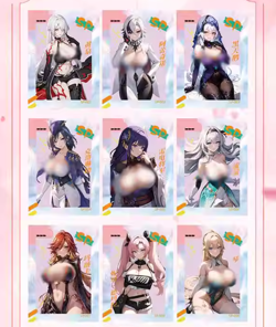 1 Box Anime Honkai: Star Rail Sexy Girl Waifu Trading Card's Anime Tcg Ccg - Image 4