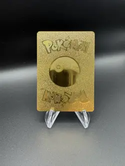 Pikachu Thunderbolt Gold Foil Card - Image 2