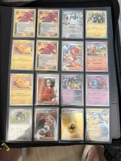 32 Pokemon Card Binder/Lot Range of Cards Old-New - Image 1