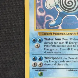 Poliwrath - 13/102 - Pokemon Base Set Shadowless Holo Rare Card WOTC MP - Image 3