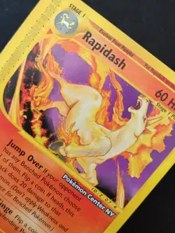 Pokemon Card Rapidash Pokemon Center NY Promo Black Star #51 WOTC 2002 NM - Image 2
