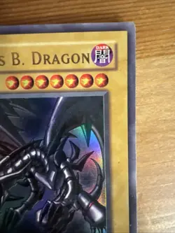 Yu-Gi-Oh! TCG Red-Eyes Black Dragon SDJ-001 Vintage Holo Rare Card 1996 - Image 4