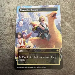Mana Confluence - Custom Art MTG Magic The Gathering Playtest Card - Image 1