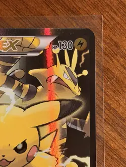 Pokemon Pikachu EX XY124 Black Star Promo 2016 Holo Card TCG - Image 3