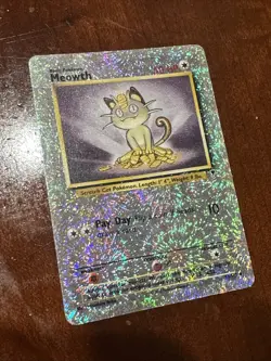 Meowth Legendary Collection Reverse Holo Pokemon TCG Card 53/110 HP - Image 1