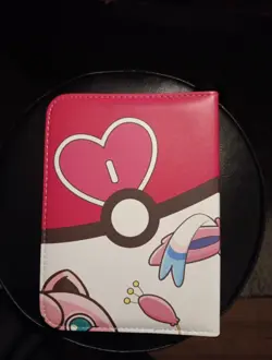 Pokemon TCG Pink White Sylveon Zip Up 55 pages Holds 440 Card Binder TCGAMES - Image 2