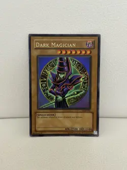 Yu-Gi-Oh! Dark Magician LOB-005 Ultra Rare Moderately Played Card - Image 1