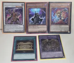 Yugioh TCG Secret Rare 1st Edition Card Lot ×5 NM/M - Image 1