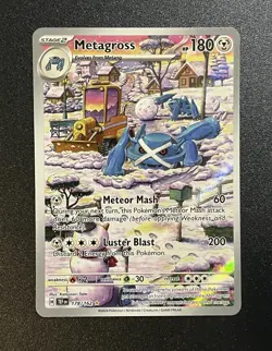 Metagross 178/162 Temporal Forces Holo Illustration Rare Card in NM Condition - Image 2