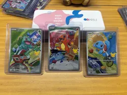 Charmander Bulbasaur Squirtle Pokemon TCG First Partner Illustration Collection - Image 1