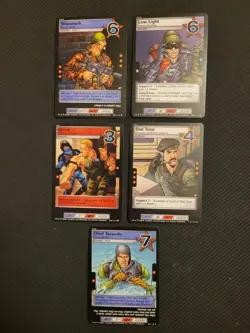 2004 G.I. Joe TCG CCG 10 Card Lot Beachhead, Gung-Ho, Tunnel Rat, Dial Tone - Image 3