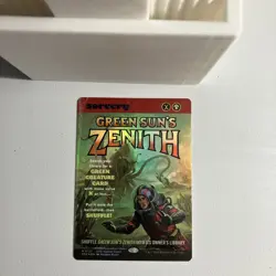 Green Sun's Zenith Showcase #127 Foil NM Special Guests SPG Magic MTG - Image 1
