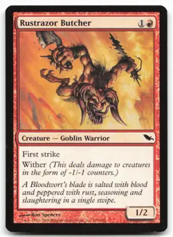 MTG Rustrazor Butcher C Shadowmoor 105 MP - Image 1