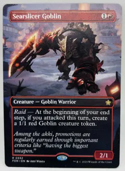 MTG Searslicer Goblin (Borderless) Foundations Regular - Image 1