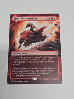 MTG Magic the Gathering Fiery Emancipation Wilds of Eldraine: Enchanting Tales - Image 1