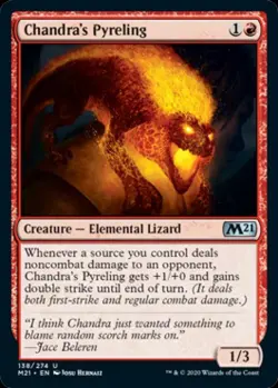 Chandra's Pyreling - Light Play MTG Magic 2021 Core Set - Image 1