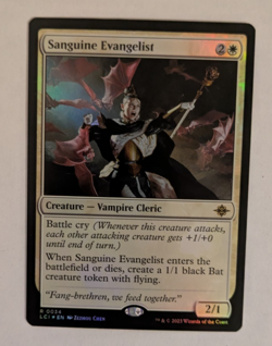 Sanguine Evangelist The Lost Caverns of Ixalan Foil | MTG SINGLE FOIL NEAR MINT - Image 1