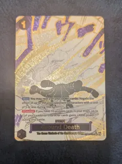 OP14-096 Ground Death Alt Art R Event Manga One Piece TCG English Card - Image 1