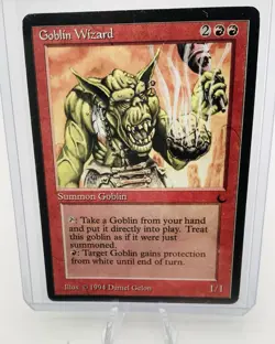 MTG The gathering (GOBLIN WIZARD) 1994 - Image 1