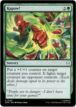 Kapow! - 0103 - Marvel's Spider-Man - MTG - Ships Now - English - Image 1
