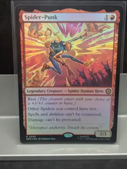 Spider-Punk FOIL X1 NM Marvel's Spider Man MTG - Image 1
