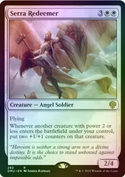 1 x Serra Redeemer - Foil - Dominaria United - LP - MTG - Image 1