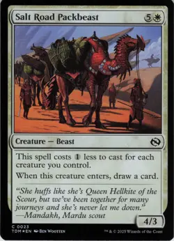 Salt Road Packbeast C Tarkir: Dragonstorm 23 NM Foil MTG - Image 1