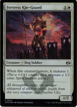 Fortress Kin-Guard C Tarkir: Dragonstorm 12 NM Foil MTG - Image 1