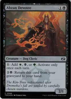 Abzan Devotee C Tarkir: Dragonstorm 68 NM Foil MTG - Image 1
