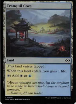 Tranquil Cove L Tarkir: Dragonstorm 270 NM Foil MTG - Image 1