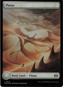 Plains (0272) L Tarkir: Dragonstorm 272 NM Foil MTG - Image 1
