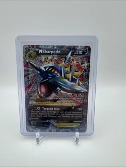 M Sharpedo EX XY200 Black Star Promo Mega Evolution Pokemon Card Near Mint NM - Image 1