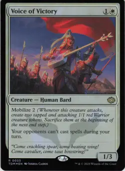 Voice of Victory R Prerelease Cards 33 NM Foil MTG - Image 1