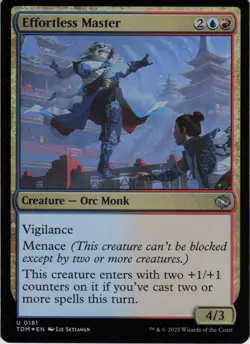 Effortless Master U Tarkir: Dragonstorm 181 NM Foil MTG - Image 1