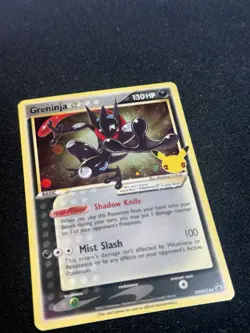 Greninja Gold Star Holo Rare Promo Pokemon Celebrations SWSH Promos - SWSH144 - Image 1