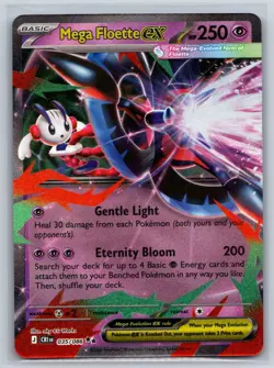 Mega Floette ex 035/086 Double Rare Chaos Rising Pokemon Holo Near Mint - Image 1
