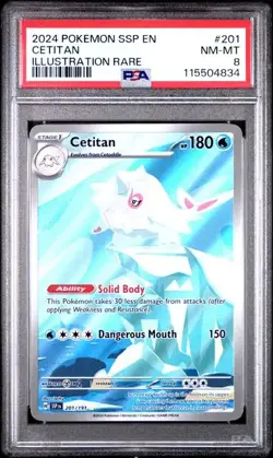 2024 POKEMON SSP EN-SURGING SPARKS 201 CETITAN ILLUSTRATION RARE - Image 1