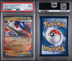 2025 POKEMON MEP EN-ME BLACK STAR PROMO #011 MEGA LATIAS EX MEGA LATIAS EX BOX - Image 3