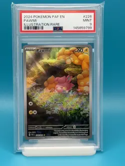PSA 9 - 2024 POKEMON PAF EN PAWMI ILLUSTRATION RARE #226 - Image 1
