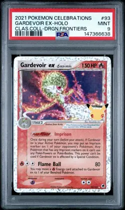 Gardevoir EX # 93 | Pokemon TCG - 2021 Celebrations | PSA 9 MINT - Image 1