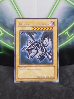 Yugioh Red-Eyes B. Dragon DLG1-EN012 Rare LP - Image 1