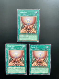 Yugioh Senri Eye DR1-EN144 Common Unlimited Edition NM/LP X3 - Image 1