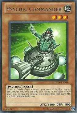 Lightly Played Psychic Commander - TU04-EN008 - Rare - Unlimited Edition - YuGiO - Image 1