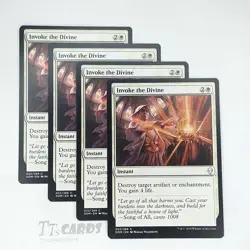 Invoke the Divine x4 Playset 4x MTG Magic the Gathering Dominaria DOM - Image 1